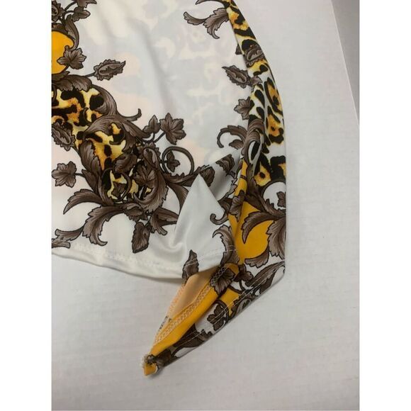 Chainlink Patterned Multicolored Asymmetrical Tank - Picture 3 of 5